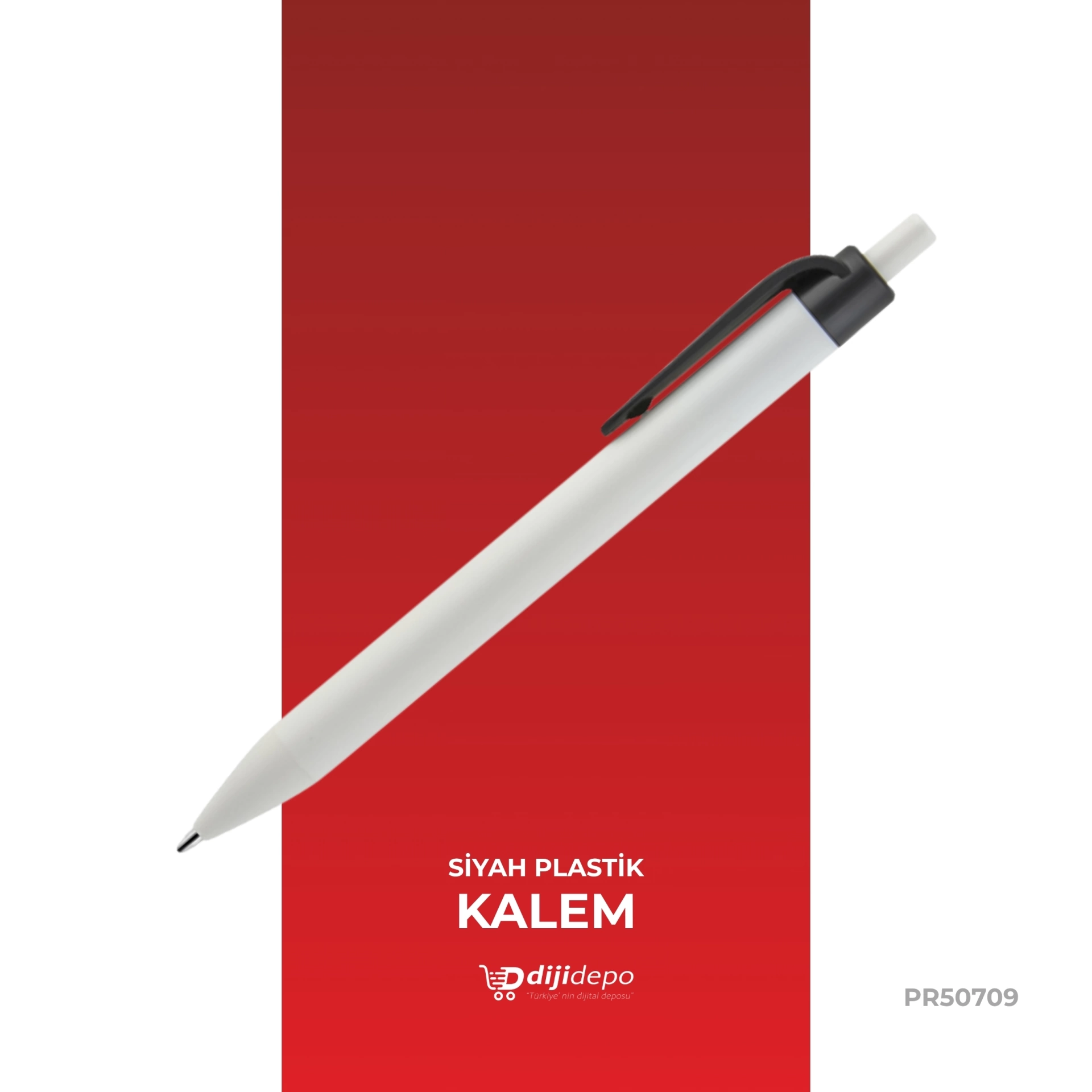 Kurumsal Baskılı Kalem - Klipsli Promosyon Kalem
